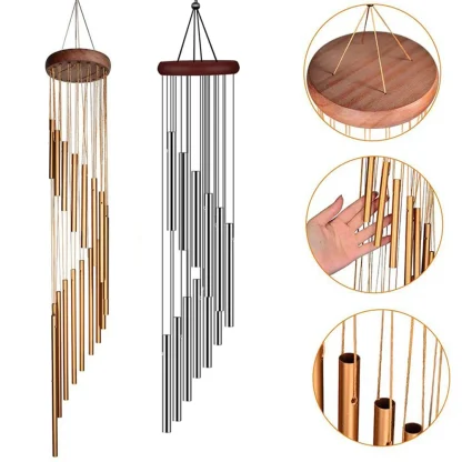 Minimalist Spiral Tubes Wind Chimes - Image 3