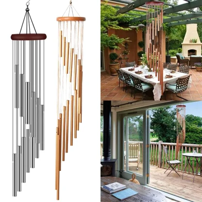 Minimalist Spiral Tubes Wind Chimes - Image 6