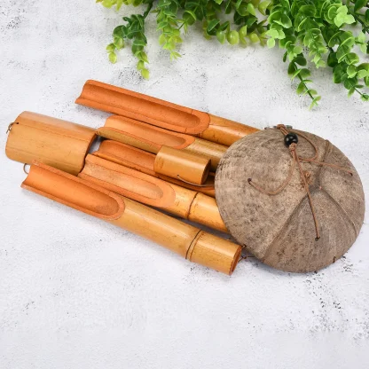 Simple Hanging Bamboo Wind Chime - Image 3