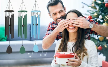 Solid Color Hanging Wind Chime - Image 4