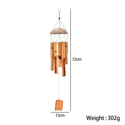 Simple Hanging Bamboo Wind Chime - Image 7