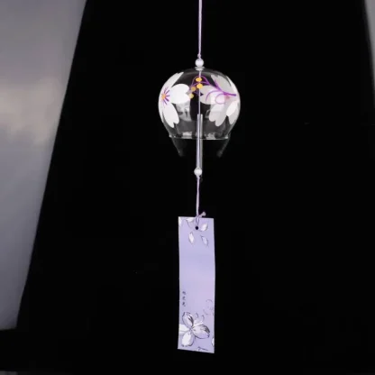 Sakura Print Bell Wind Chimes - Image 7