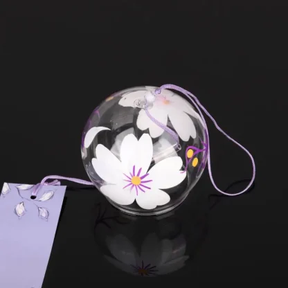 Sakura Print Bell Wind Chimes - Image 6